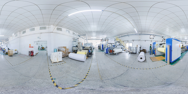 Interior da f&aacute;brica de etiquetas da XINZHU