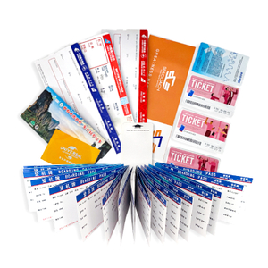 Havayolu Biniş Kartı Giriş Bileti Etiketi i&ccedil;in 180-210g Termal Kağıt Kartı