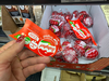Lebensmittel-Obst-Netzbeutel, der Obst-Etikettenmaterial verpackt